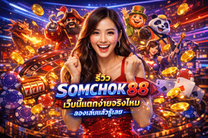 รีวิว SOMCHOK88 เว็บนี้แตกง่ายจริงไหม ลองเล่นแล้วรู้เลย