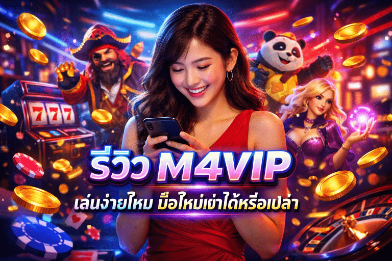 รีวิว M4VIP เล่นง่ายไหม มือใหม่เข้าได้หรือเปล่า