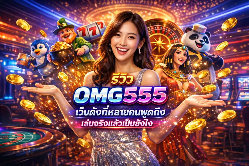 รีวิว OMG555 เว็บดังที่หลายคนพูดถึง เล่นจริงแล้วเป็นยังไง